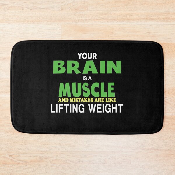 Item preview, Your Brain Is A Muscle Mistakes Grow Life Think designed and sold by BAISSANE.