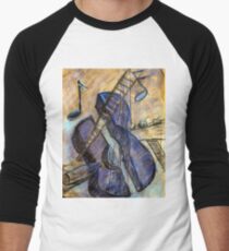 I painting Blue Guitar after reading what Pablo Picasso wrote about IT Men's Baseball ¾ T-Shirt