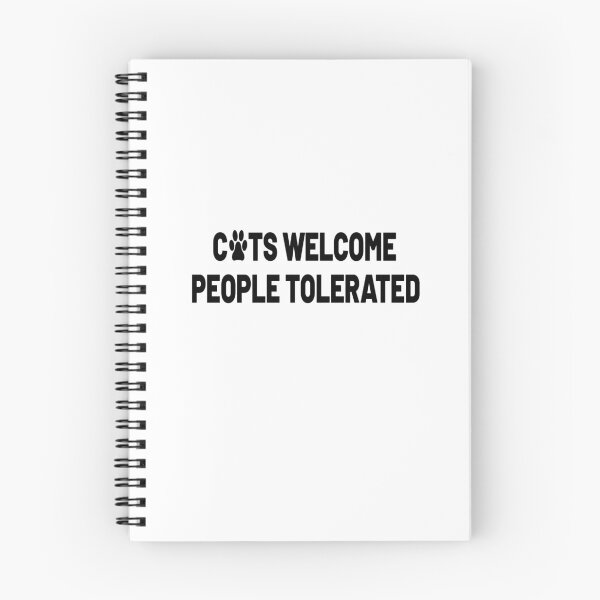 Item preview,  Cats Welcome People Tolerated designed and sold by MG STORE.