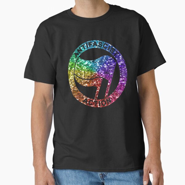 Item preview, Antifa Symbol - Rainbow Anti Fascist Flag (Not Reflective) designed and sold by mydoodlesateme.