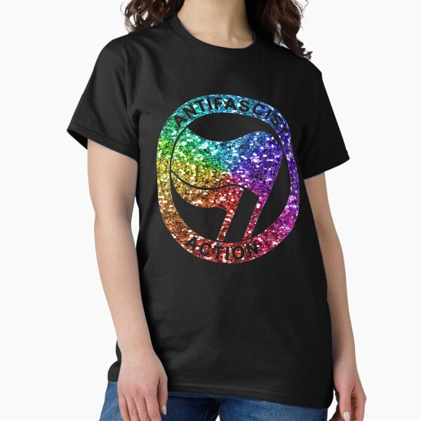 Item preview, Antifa-Symbol – Antifaschistische Regenbogenflagge (nicht reflektierend) designed and sold by mydoodlesateme.
