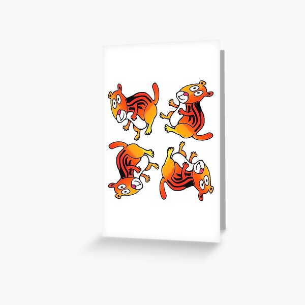 chipmunk check Greeting Card