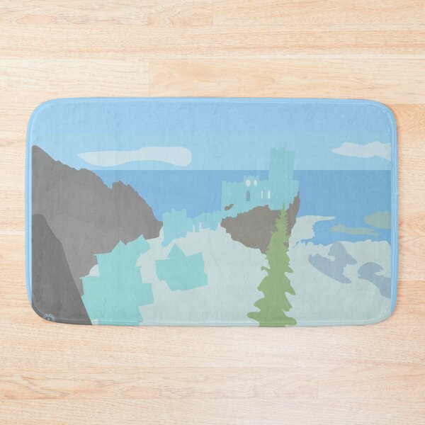 Item preview, Skyrim Winterhold Landscape Vector Artwork designed and sold by Tamriel's Wanderer.