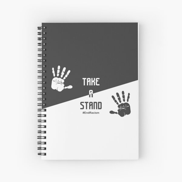 Justice For George Floyd - Black Lives Matter - Take A Stand #EndRecism Spiral Notebook