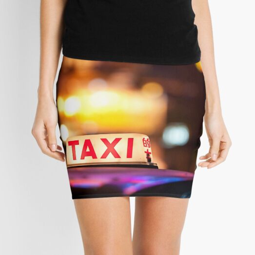 Hong Kong Taxi Mini Skirt