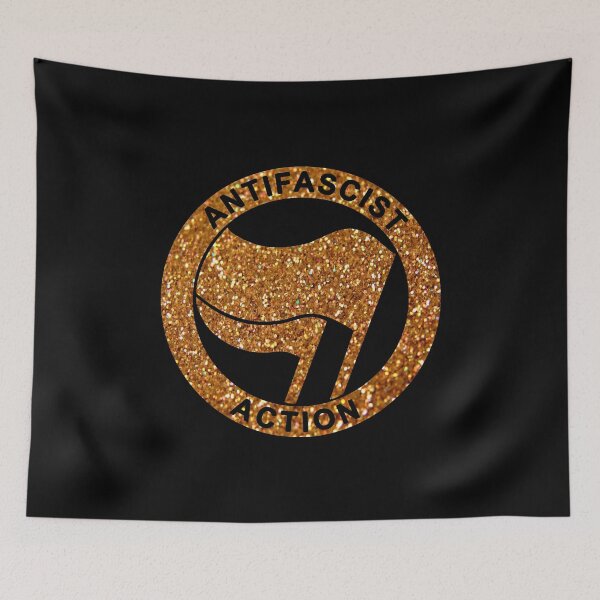 Item preview, Anti Facist Flag Symbol designed and sold by mydoodlesateme.