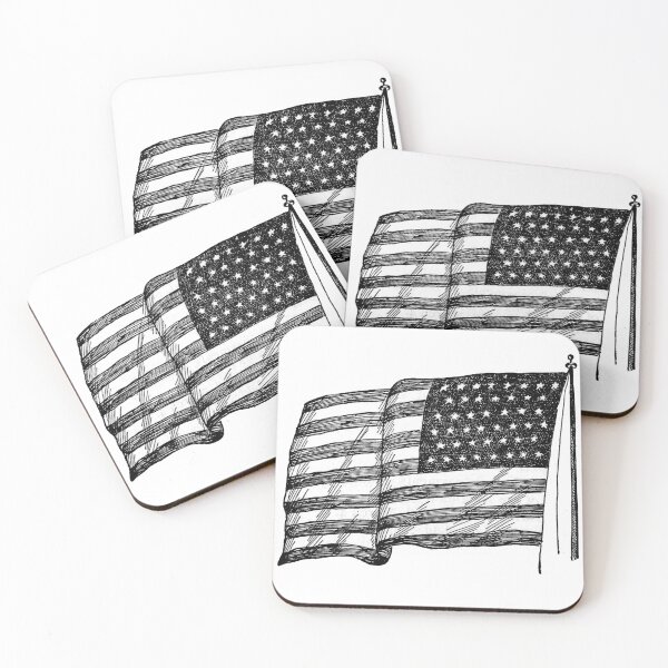 Item preview, American flag waving designed and sold by upopot.
