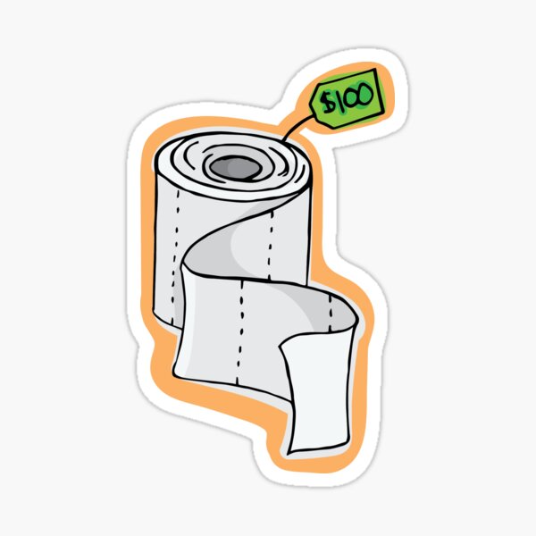 Toilet Paper Sticker
