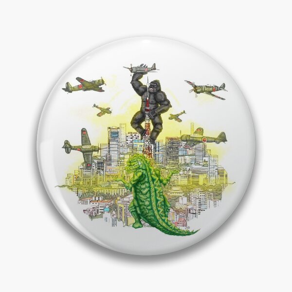 Item preview, Godzilla vs King Kong  in tokyo ? designed and sold by kochaurio.