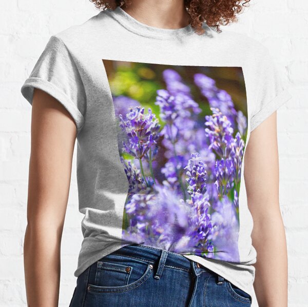 tige et prise au point sélective au début de la saison estivale. T-shirt classique