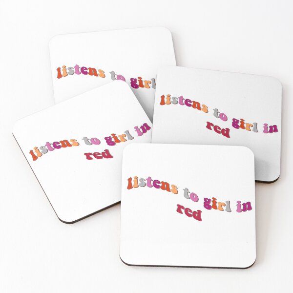 Item preview, LISTENS TO GIRL IN RED - PRIDE  designed and sold by swordfishlexie.