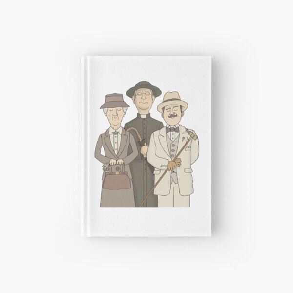 Poirot, Marple and Father Brown Hardcover Journal