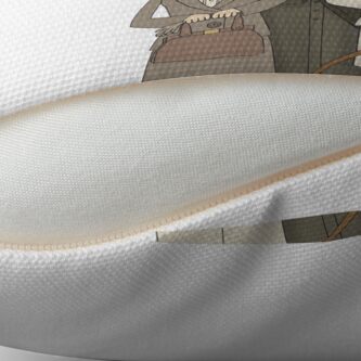 Alternate view of Poirot, Marple and Father Brown Throw Pillow