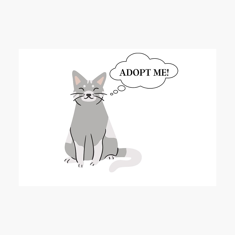 Adopt Me Poster By Martin Bivert Redbubble - roblox adopt me black cat