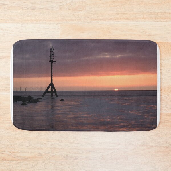 Item preview, Evening Sunset over New Brighton Shoreline.  Location..... NEW BRIGHTON ,WIRRAL,MERSEYSIDE.ENGLAND.  designed and sold by ALEXANDER  STEPHEN PEMBERTON.