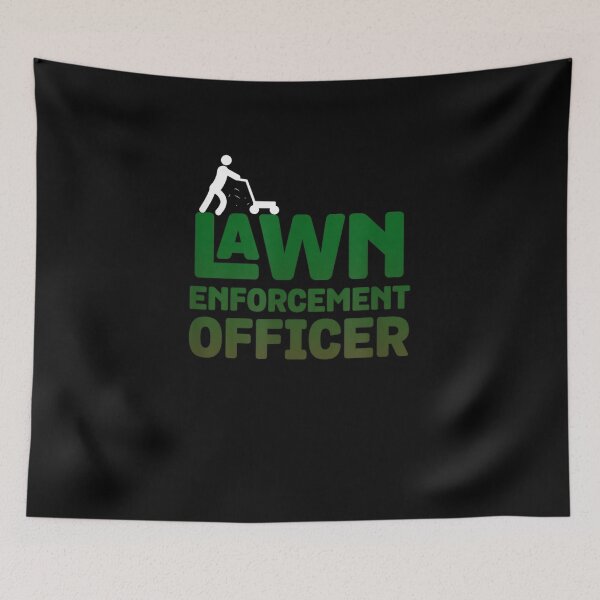 Artikelvorschau, Lawn Enforcement Officer Rasenmäher Grasgärtner entworfen und verkauft von Kapi7789Us.