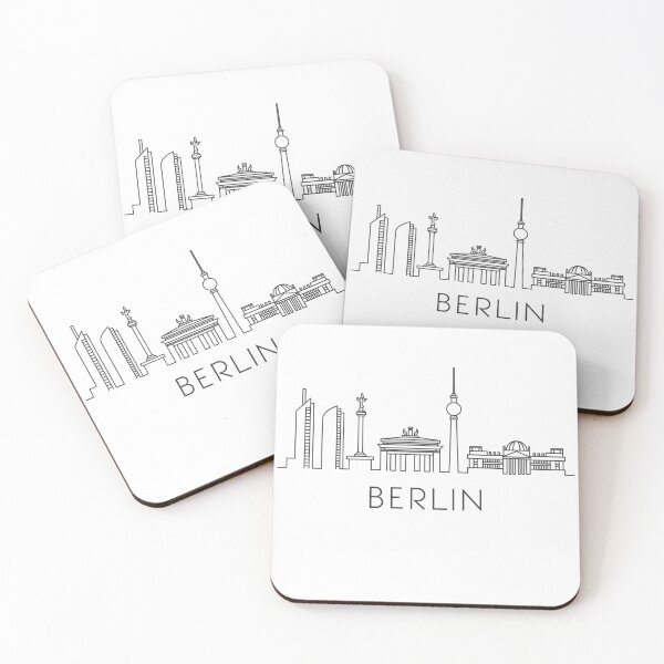 Item preview, Berlin City Skyline Silhouette designed and sold by printadorable.