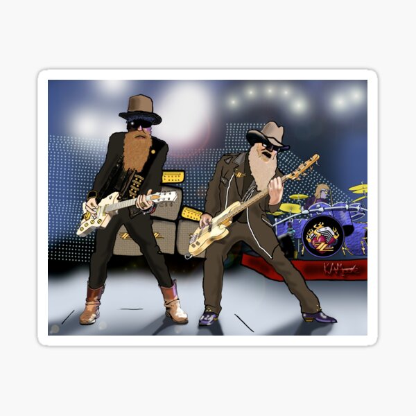 ZZ Top Sticker