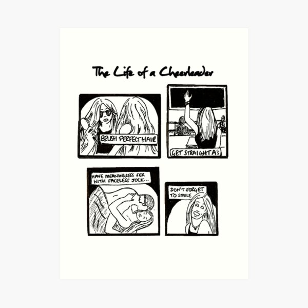 Life of a Cheerleader - Peyton Sawyer Art Print