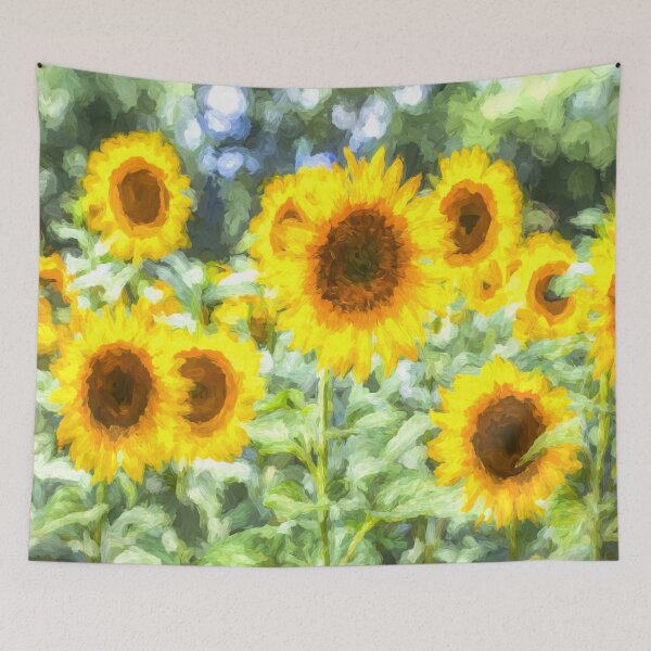 Item preview, Painterly Sunflowers  designed and sold by Londonimages.