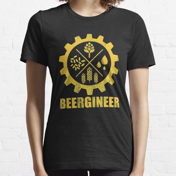 Beergineer Home Brewing Craft Beer Brewer Homebrewing Essential T-Shirt
