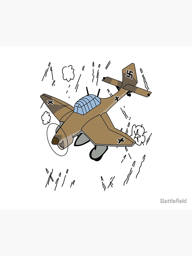 Stuka Dive Bomber Ju 87 WW2 German Airplane Warplane Cartoon Art Gift Stuka Dive Bomber Ju 87 WW2 German Airplane Warplane Cartoon Art Gift