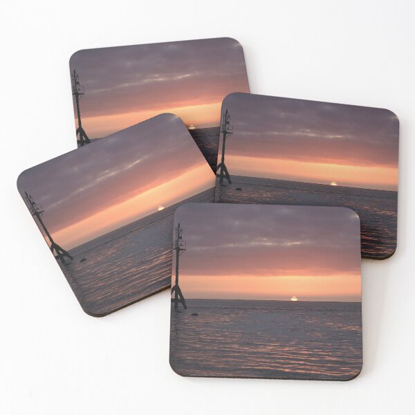 Item preview, Sunset Evening Over Wirral, Shoreline.       Location.  New Brighton,Wirral,Merseyside. England. designed and sold by ALEXANDER  STEPHEN PEMBERTON.