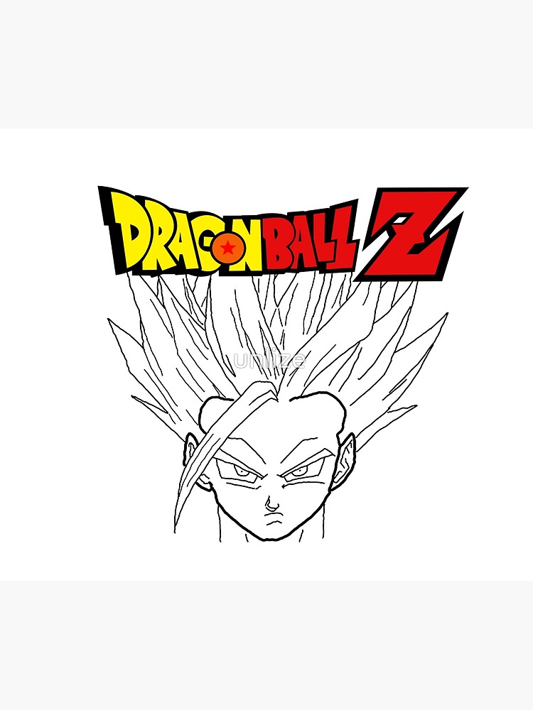 Dragon Ball z x Goku Duvet Cover sold by Sojourn Quaint SKU 4443570