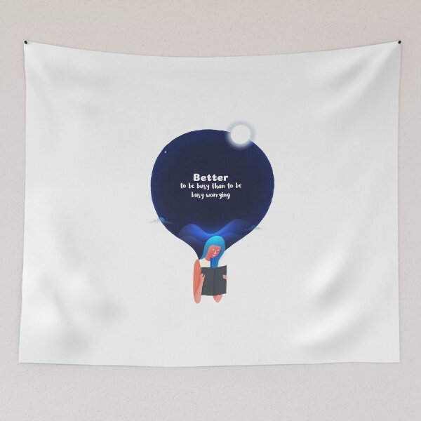 Item preview, Better To Be Busy Than To Be Busy Worrying designed and sold by unikologo.