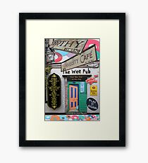 Glasgow West End Sights Framed Print