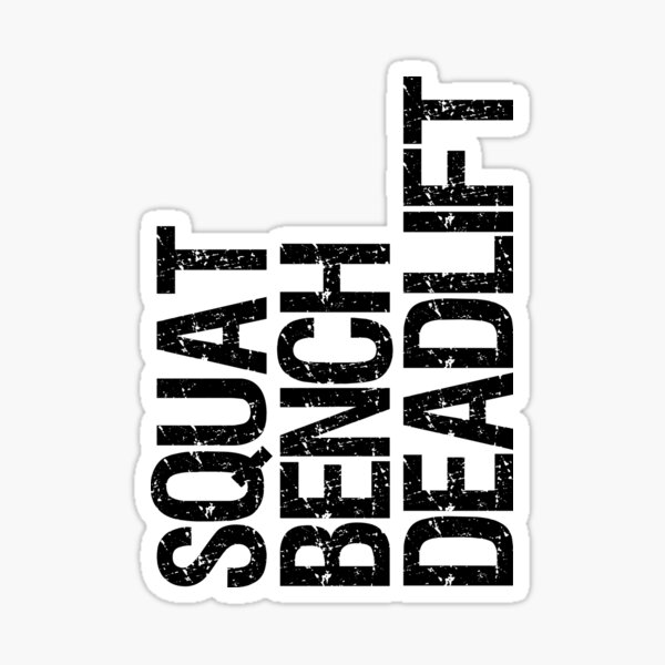Item preview, Squat Bench Deadlift Vertical Powerlifting/Weightlifting designed and sold by liftingbros.