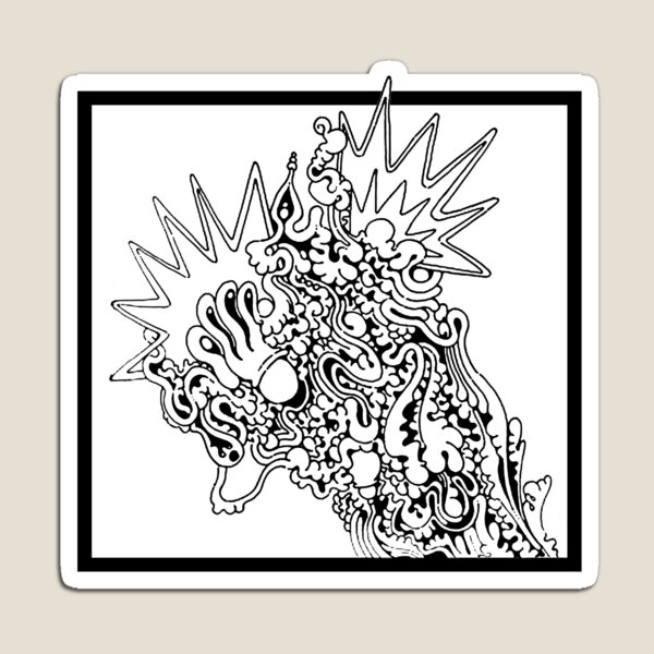 an abstract explosion Magnet