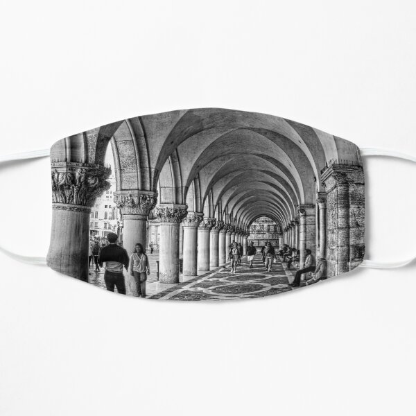 Doge's Palace Colannade - B&W Flat Mask