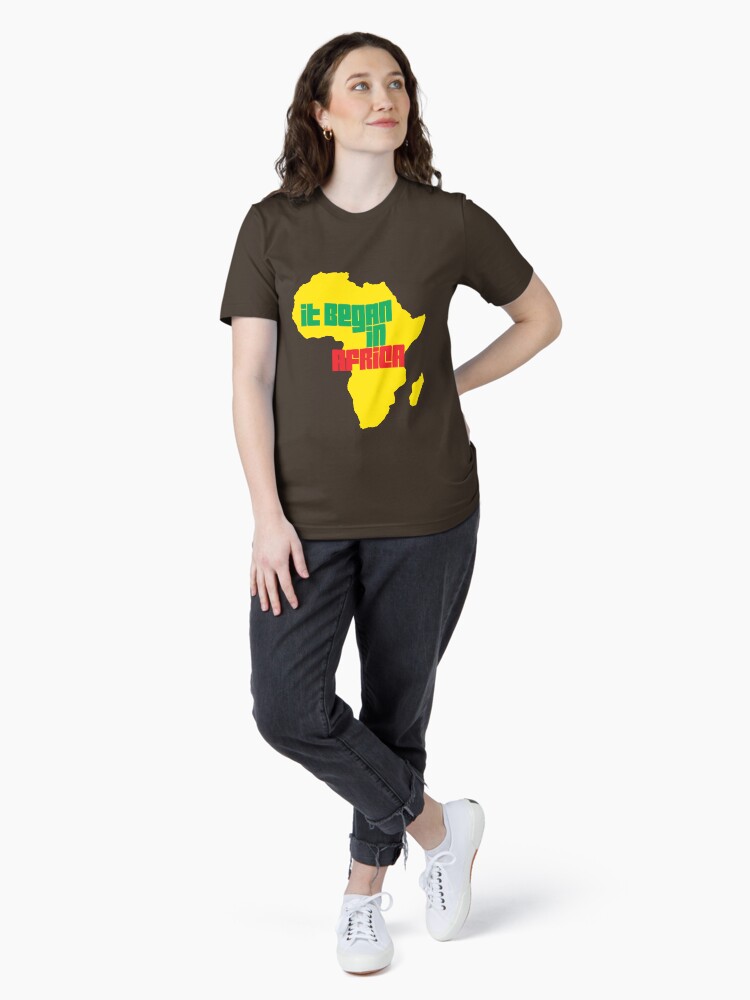 Thumbnail 4 of 7, Essential T-Shirt, It Began In Africa designed and sold by Thundermonkey.