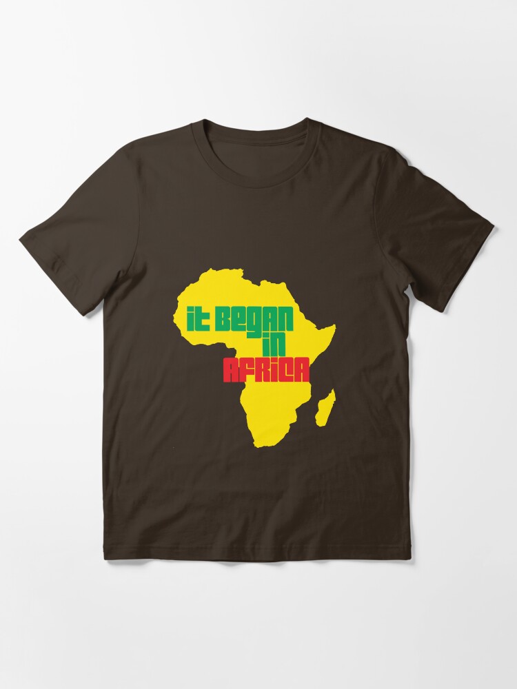 Thumbnail 3 of 7, Essential T-Shirt, It Began In Africa designed and sold by Thundermonkey.