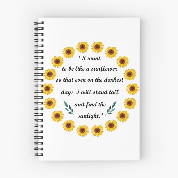 Item preview, I want to be like a sunflower, Sunflower, Quote, Motivational Design, Sunflower circle designed and sold by belllieve.