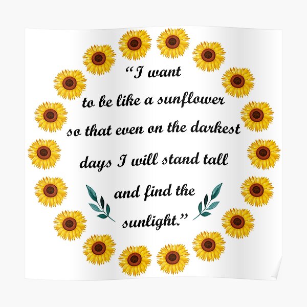 i-want-to-be-like-a-sunflower-sunflower-quote-motivational-design