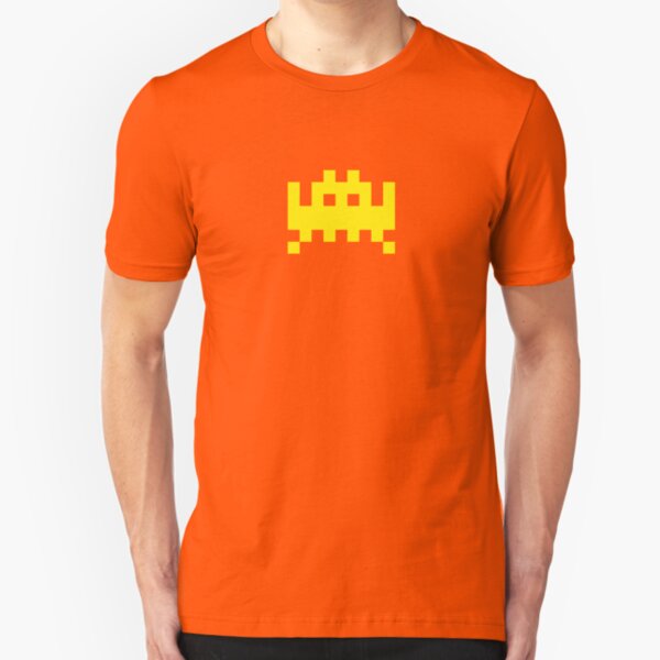 Pixel Invader Slim Fit T-Shirt