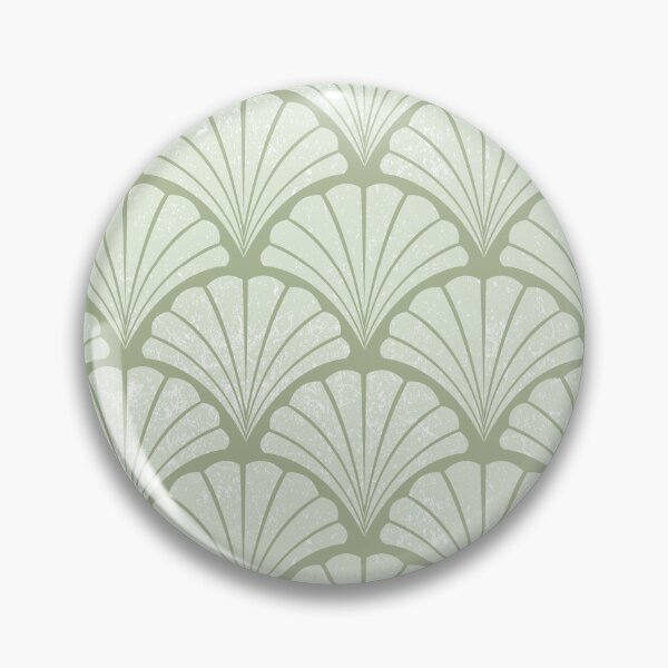 Item preview,  Art deco shells | mint green designed and sold by camcreativedk.