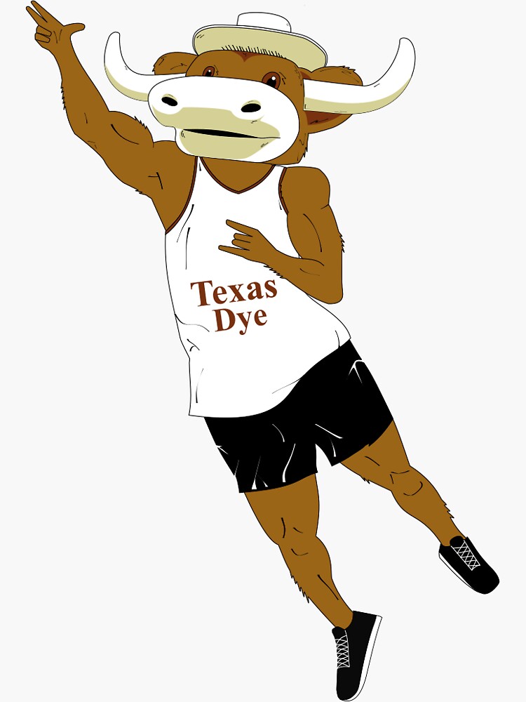 "Texas Beer Die Tosser Mascot" Sticker by Cadendonahue13 Redbubble