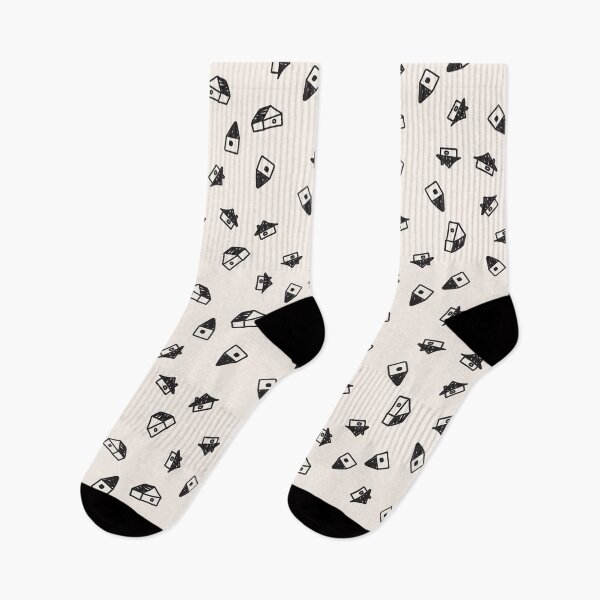 Item preview, Small house doodle cute black and white background designed and sold by TheSimpleMan.