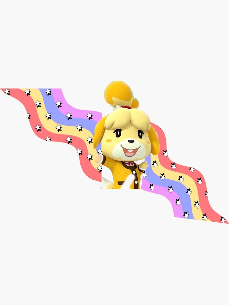 "Animal Crossing Isabelle " Sticker by anna-leiseb | Redbubble