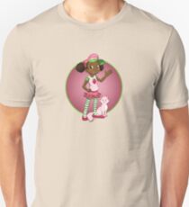 Strawberries in Pink Unisex T-Shirt