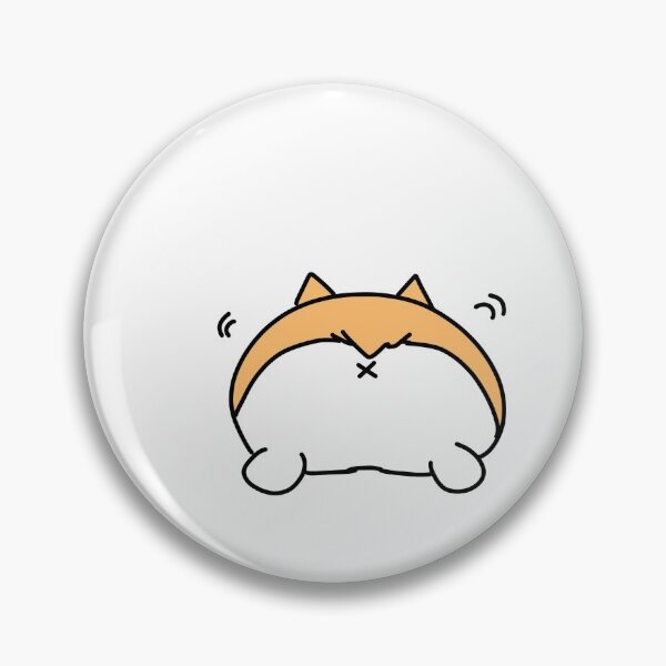 Item preview, Corgi butt designed and sold by BreadCrumbBird.