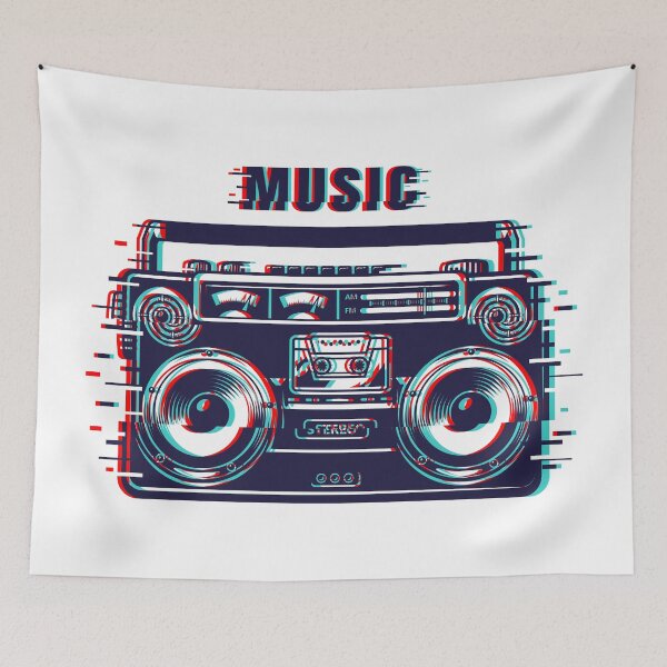 Item preview, Vintage Tape Recorder Music designed and sold by Vector Scout Lab.