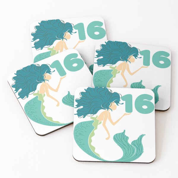 Item preview, Curly mermaid 16th anniversary designed and sold by Lactus.