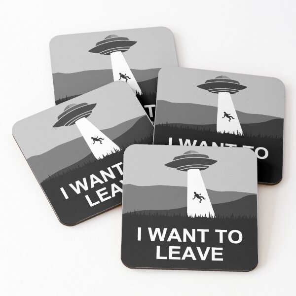 Item preview, I Want To Leave designed and sold by ThePotterite.