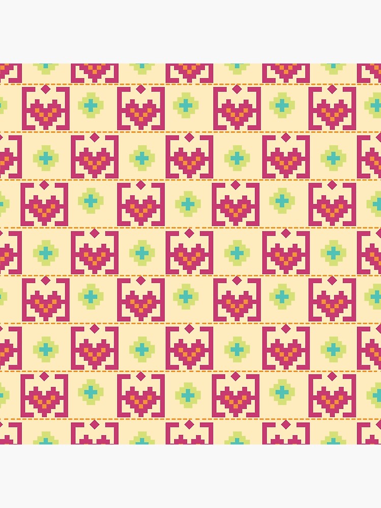 Thumbnail 4 of 4, Pillow, Hearts in modern style designed and sold by starchim01.