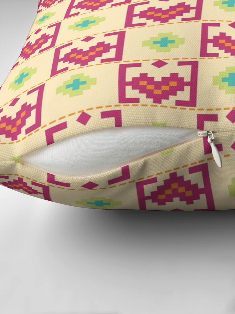 Thumbnail 2 of 4, Pillow, Hearts in modern style designed and sold by starchim01.