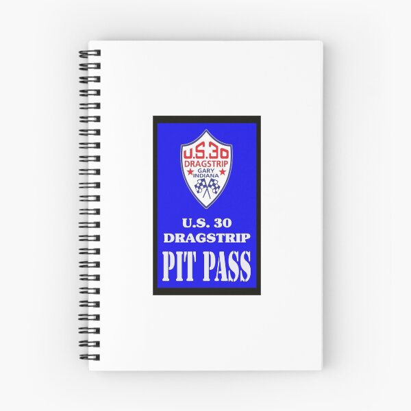 Item preview, U S 30 Dragstrip Pit Pass designed and sold by Lawrence Baird.